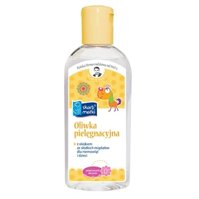 Abbildung von Schatz Mütter Pflegeolive mit Süßmandelöl für Babys und Kinder 200 ml