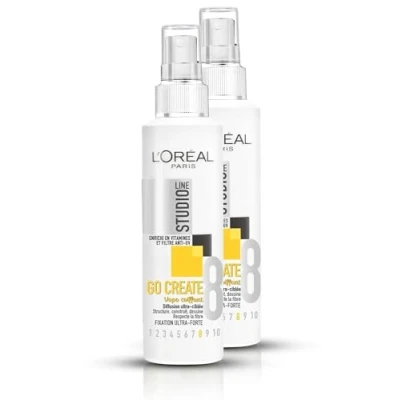 Abbildung von L&#039;Oréal Paris Studio Line Go Create Styling Spray, ultra stark, 150 ml, 2 Stück