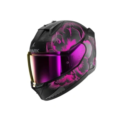 Abbildung von SHARK, Integraler Motorradhelm D SWKAL 3 MAYFER Mat, Black violet anthracite KVA, Größe M