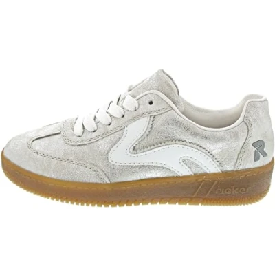 Abbildung von Rieker Sneaker low, Damen, Größe: 43, Metallic Schuhe