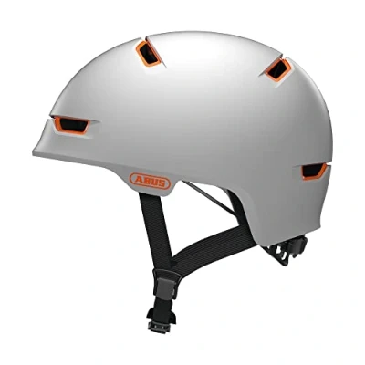 Abbildung von ABUS Stadthelm Scraper 3.0 ACE Robuster Fahrradhelm für den Stadtverkehr Damen und Herren Weiß Matt, Größe M