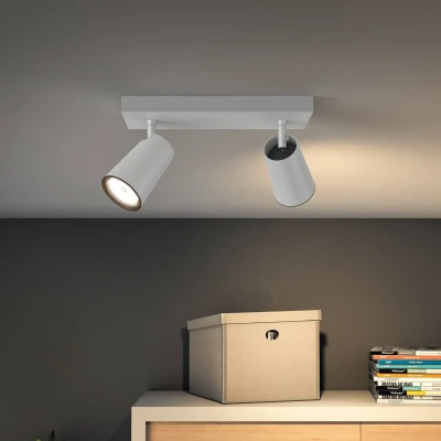 Abbildung von Philips myLiving Paisley Spot GU10 2 flammig weiß