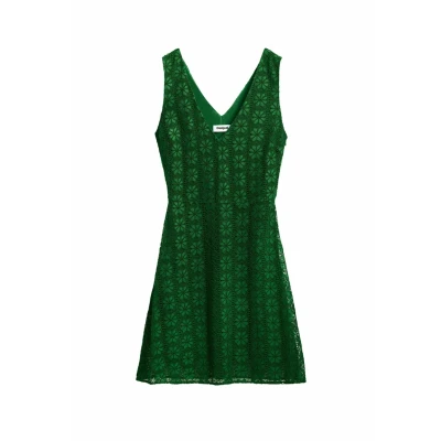 Abbildung von Desigual Sleeveless Cocktailkleid/festliches Kleid, Damen, Größe: Small, Green