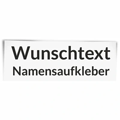 Abbildung von INDIGOS UG Aufkleber Motorradaufkleber Namensaufkleber mit Name Namensbeschriftung Sticker Wunschtext Wunschname individuell personalisiert Motorrad Moped Quad Bike