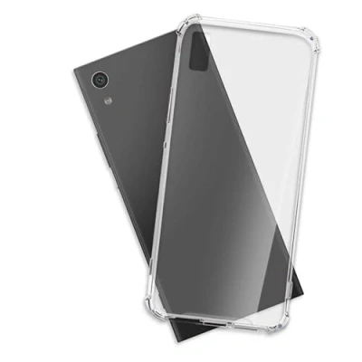 Abbildung von mtb more energy® Hülle Crystal Armor kompatibel mit Sony Xperia XA1 (G3121, G3123, G3125 / 5.0&#039;&#039;) verstärkte Ecken Anti Shock Schutzhülle Case Cover Tasche