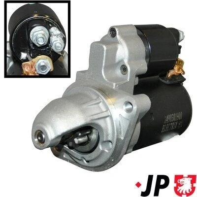 Abbildung von JP GROUP 1490301900 Anlasser 12 1,2 9 BMW: X3, 3 Limousine, Touring