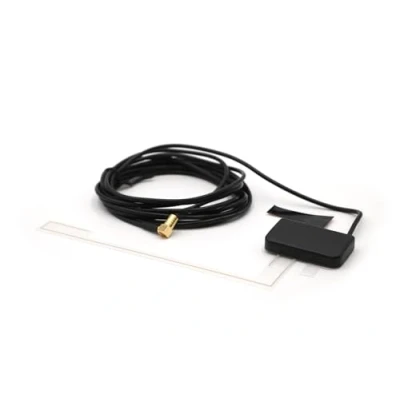 Abbildung von Blaupunkt Aktive DAB/DAB+ Scheibenklebeantenne, mit intergriertem 15dB Verstärker, 12V, SMB Stecker, 3M Kabel, Montage an Frontscheibe