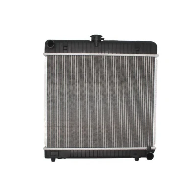 Abbildung von THERMOTEC D7M052TT Kühler, Motorkühlung Kupfer, Kunststoff 415 488 32 Schaltgetriebe Kühlrippen gelötet MERCEDES BENZ: W123 Limousine