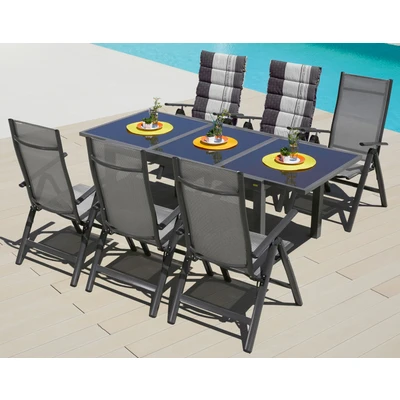 Abbildung von MERXX Garten Essgruppe &quot;Amalfi&quot;, (7 tlg.), 6 Stühle mit Tisch