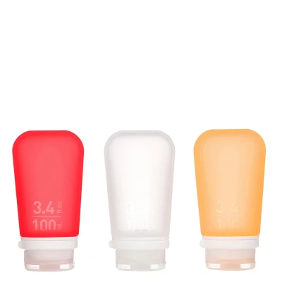 Abbildung von Human Gear GoToob+ 3 Pack Large clear/red/orange