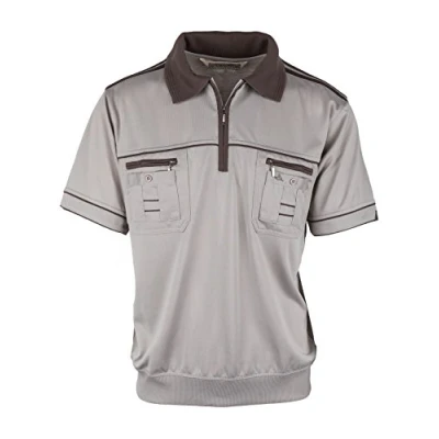 Abbildung von SOUNON Polohemd Poloshirt für Herren Beige, Groesse: XXL