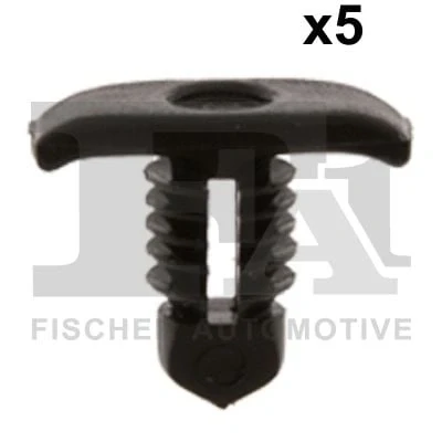 Abbildung von FA1 11 40097.5 Clip, Zier /Schutzleiste schwarz VOLKSWAGEN: GOLF 3 Cabrio, TRANSPORTER 4 Bus, 2, SKODA: Octavia 2 Combi, II Schrägheck