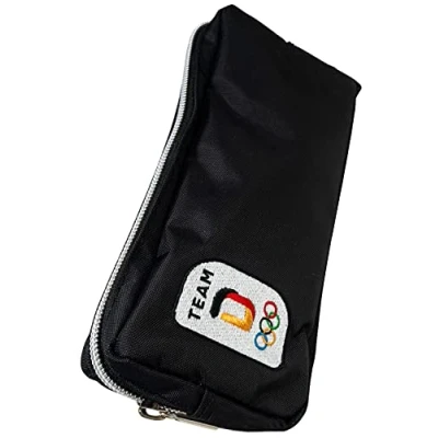 Abbildung von ONLINE Premium Schlampermäppchen/Pencil Case Team Deutschland I Stylisches Schlamperetui für Jungen &amp; Mädchen Federmäppchen mit Reißverschluss 1 Fach Lizenzprodukt zur Olympiade