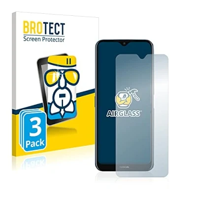 Abbildung von BROTECT Schutzglas für Nokia G50 (3 Stück) Schutzfolie Panzer Folie Glas [Extrem Kratzfest 9H, Anti Fingerprint, Ultra Transparent]