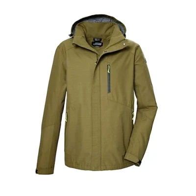 Abbildung von Killtec Outdoorjacke &quot;KOS 256 MN JCKT CARLEB&quot;, Wasser und winddichte Herrenjacke, atmungsaktiv, abnehmbare Kapuze