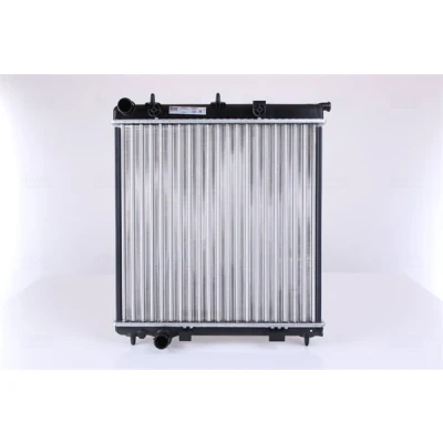 Abbildung von NISSENS 61277 Kühler, Motorkühlung Aluminium 380 402 23 Kühlrippen mechanisch gefügt CITROËN: C2 Schrägheck, C3 Pluriel, DS3 Schrägheck