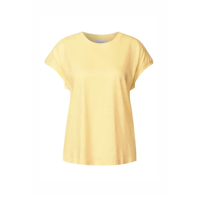 Abbildung von Street One Studio MIT Schulterdetail Tshirt basic, Damen, Größe: 40, Gelb