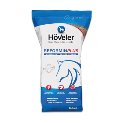 Abbildung von Höveler Reformin Plus 25 kg Mineralfutter für alle Pferde Mineralstoffe, Spurenelemente und Vitamine optimale &amp; bedarfsgerechte Versorgung Mineralfuttermittel