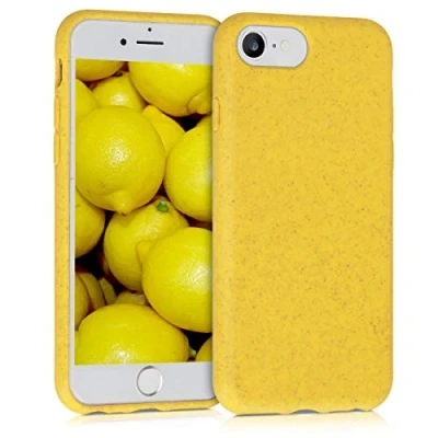 Abbildung von kalibri Case kompatibel mit Apple iPhone SE (2022) / (2020) 8 7 Hülle Handy Handyhülle Gelb