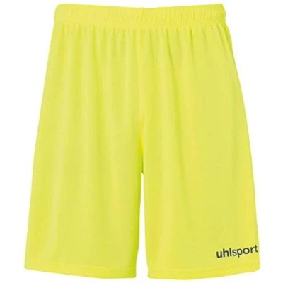 Abbildung von uhlsport Kinder Center Basic Shorts, Fluo gelb/Schwarz, 152