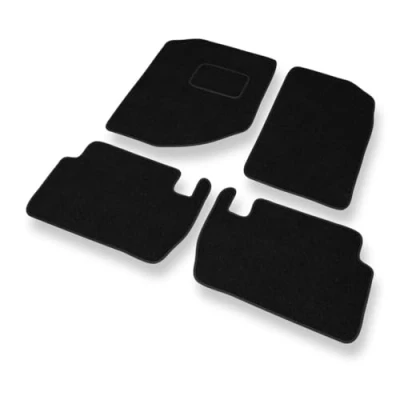 Abbildung von Mossa Fußmatten Auto kompatibel mit Dodge Durango II (2004 2009) schwarz Automatten Autoteppiche 1