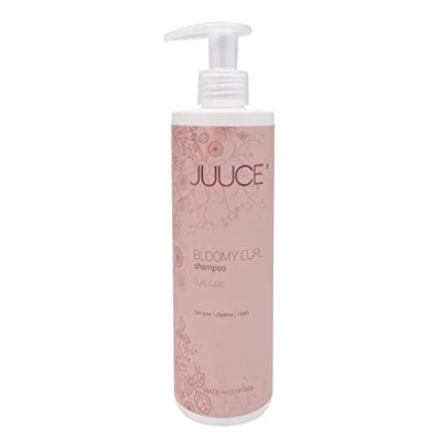 Abbildung von JUUCE Bloomy Curl Low poo Shampoo, 450 ml Für Curly Girl Methode Ohne sulfate, silikone und Parabene Reinigt spendet feuchtigkeit Ergebnis: definiert verstärkt Locken