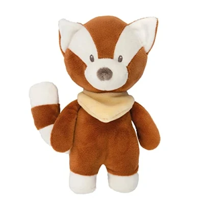 Abbildung von Nattou Kuscheltier Rassel Roter Panda Boris, Ca. 20 cm, Vegan, Boris &amp; Jungo, Orange