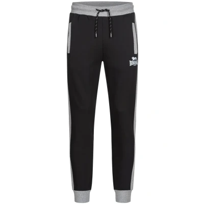 Abbildung von Lonsdale Brocklehill Jogginghose, Herren, Größe: XL, Marl grey black