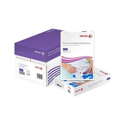 Abbildung von Xerox 003R99111 Premium Digital Selbstdurchschreibepapier 4 fach Satz vorsortiert Karton mit 5 Pack a 125 Sätze, weiß/gelb/rosa/blau