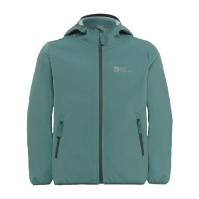 Abbildung von Jack Wolfskin Fourwinds KIDS Unisex Softshelljacke für Kinder, Größe: 104, Jade green