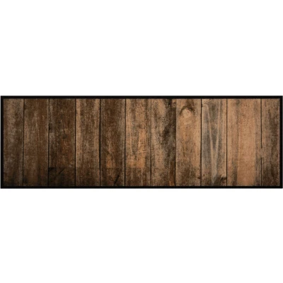 Abbildung von HANSE Home Küchenläufer &quot;Wood&quot;, rechteckig, 5 mm Höhe, Läufer, Rutschfest, Küchenteppich, Küche, Teppich, Pflegeleicht, Flur