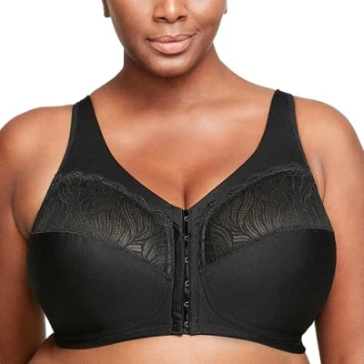 Abbildung von Glamorise Damen 1210 Full Coverage Bra, Schwarz, 85F EU