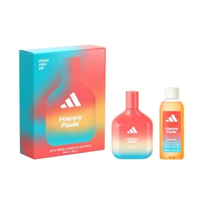 Abbildung von Das adidas Vibes Set mit Happy Feels Eau de Parfum und Duschgel