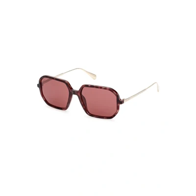 Abbildung von MAX&amp;Co. IN Iniettato Sonnenbrille, Damen, Größe: One Size, Marrone chiaro borgogna