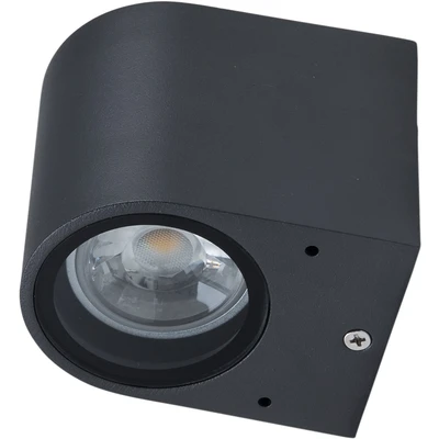 Abbildung von HEITRONIC Außen Wandleuchte &quot;Abajo&quot;, 1 flammig, Leuchtmittel GU10 ohne Leuchtmittel, Wandlampe, Außenlampe