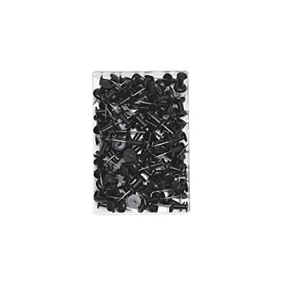 Abbildung von WEDO Pinnnadel WEDO® 54201 Diaboloform schwarz 100er