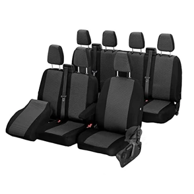 Abbildung von Passgenaue Sitzbezüge Hero ideal angepasst 7 Sitzer Fahrzeugspezifisch Polstermaterial 4D Z4L DV VWCR 017 OPC 88
