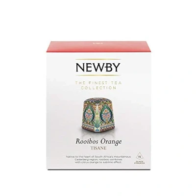 Abbildung von Newby Teas Silken Pyramiden Rooibos Orangentee 38 g (1er Pack, insgesamt 15 Stück)