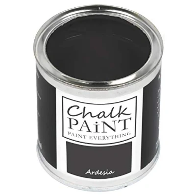 Abbildung von Chalk Paint Everything® Ardesia Kreidefarbe Wasserbasis für Alle Oberflächen einfach zu verarbeiten ohne schlechten Geruch Extra Matt (250 ml)