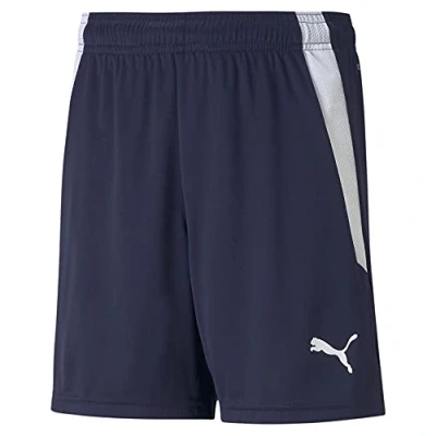 Abbildung von PUMA Unisex Kinder Teamliga Jr Shorts, Peacoat, Weiß, XS