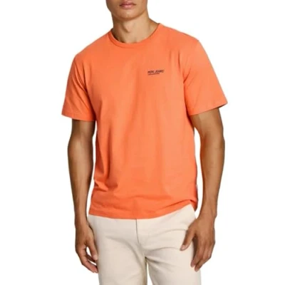 Abbildung von Pepe Jeans Tshirt print, Herren, Größe: Medium, Dark orange