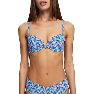 Abbildung von ESPRIT Damen Maris Beach RCS pad.Bra Bikini, Bright Blue 3, 36D