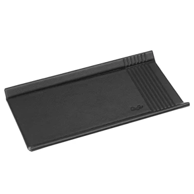 Abbildung von Läufer 31076 La Linea Federschale, naturgenarbtes Rindsleder, schwarz, Handgefertigt aus Echtleder in Deutschland, Stiftablage Leder