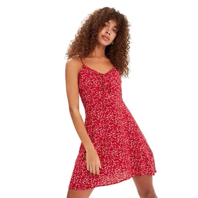 Abbildung von Trendyol Freizeitkleid, Damen, Größe: 40, Red