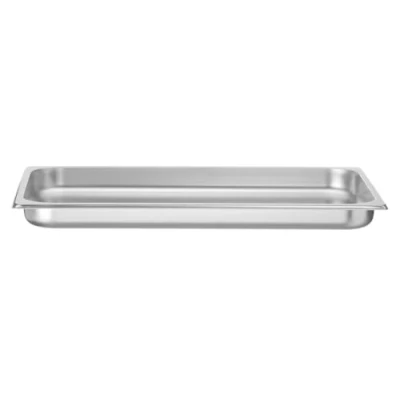 Abbildung von HENDI Gastronormbehälter, Temperaturbeständig von 40 bis 300C, Heissluftöfen Kühl und Tiefkühlschränken Chafing Dishes Bain Marie, Stapelbar, 5L, GN 1/1, 530x325x(H)40mm, Edelstahl 18/10