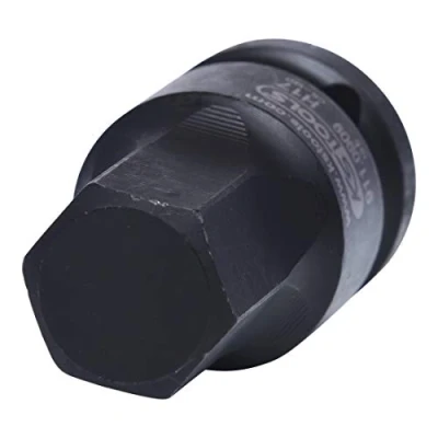 Abbildung von KS Tools 9110909 Kraft Bit Stecknuss, Innen 6 Kant, Kurz, 17 mm, 1/2&quot;