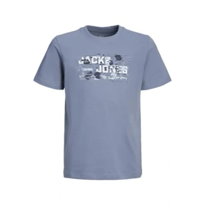 Abbildung von JACK&amp;JONES JUNIOR Jungen Jcooutdoor Logo Tee Aw24 Crew Sn Jnr T Shirt, Flint Stone, 140 EU