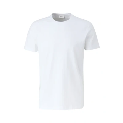 Abbildung von s.Oliver Black Label Tshirt basic, Herren, Größe: Small, Weiß