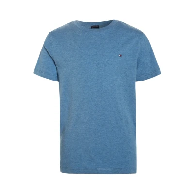 Abbildung von Tommy Hilfiger BOYS basic Tshirt für Kinder, Größe: 128, Dark allure heather