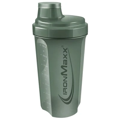 Abbildung von IronMaxx Eiweiß Shaker Mineral Green 700ml Proteinshaker mit Drehverschluss, Sieb &amp; Mess Skala auslaufsicher, spülmaschinengeeignet frei vom Weichmacher BPA DEHP